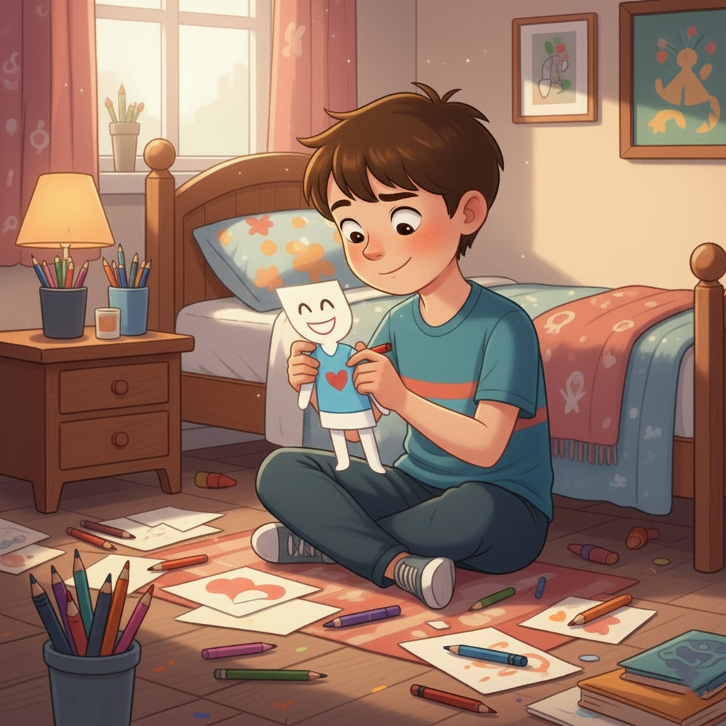 قصة صديق من الورق